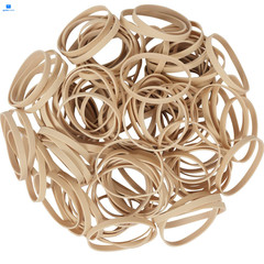 AIWOQI Rubber Bands Size #64 Elastic Band About 0.55 lb 120 Light brown