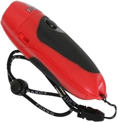 Fox 40 3-Tone Electronic Whistle, Red