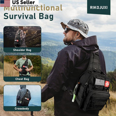 Survival Kit, 262Pcs Gear and Supplies with First Standard, Black