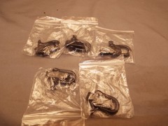 Lot of 5 Adjustable Paracord Metal Shackles