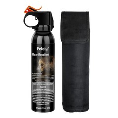 Feloiy Maximum Strength Bear Spray 11oz w/ Holster – Bear Repellent