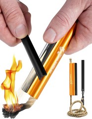 Fire Starter Survival Tool All in One Flint and Steel Fire Starter Kit Ferro Rod