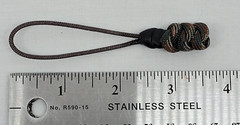 Paracord ~ Woodland Camo ~ Zipper Pull/Knife Lanyards/Key Fob/Tool Keeper ~ 3