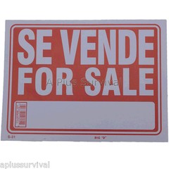 2 Pack – Se Vende For Sale 9″x12″ Business Office Car Truck Home Garage Sign
