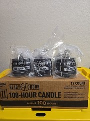 Emergency 100 Hour Candle Bulk Lot Of 12