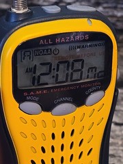 Oregon Scientific All Hazards Weather Radio Model WR102 With Holder Parts Only