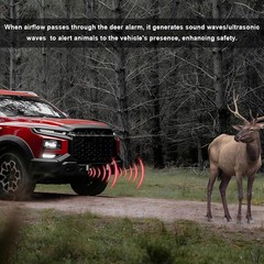 4PCS Deer Whistles for Car, Dual Construction Deer Warning Whistle Devices wi…