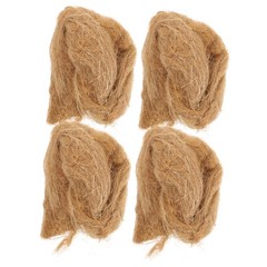 4pcs Natural Jute Fire Starters – Outdoor Fire Igniter for Camping Hiking Sur…