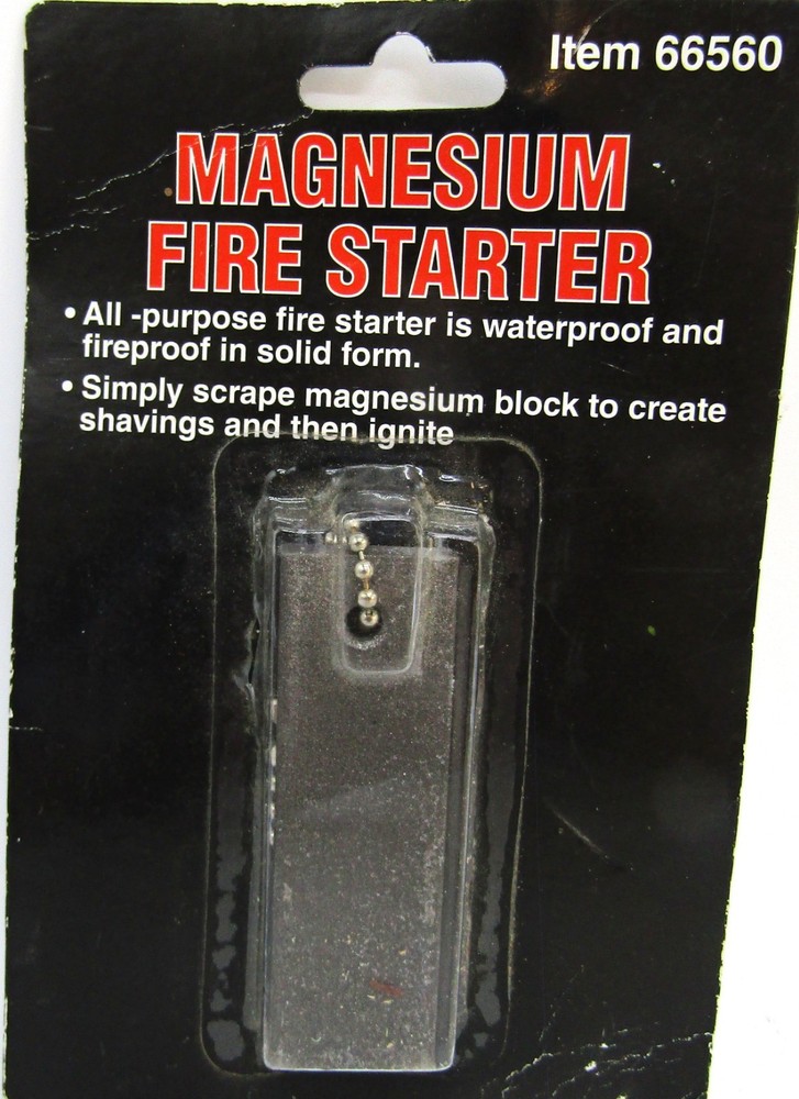 Magnesium Fire Starter – Harbor Freight Tools, unopened in package