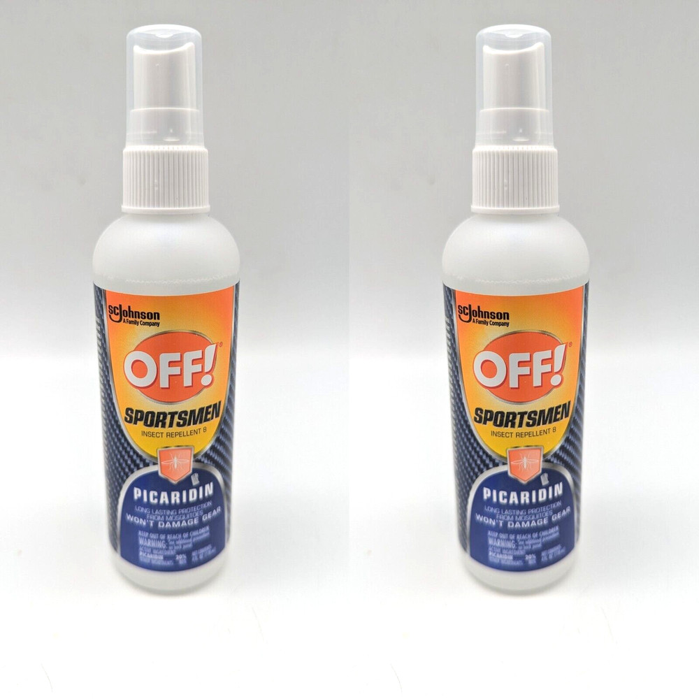 (2 PACK) OFF! Sportsmen Insect Repellent 8 – Picaridin Mosquito Bug Spray 4oz
