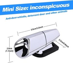 4pcs Deer Warning Whistles Device for Car, Anti-Deer-Ultrasonic-Whistle, Save An