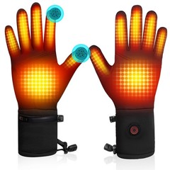 Xuanmei Gr Heated Gloves Liners For Men Women Rechargeable Battery Powered