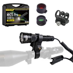 Nitecore MH25 Pro 3300 Lumen Long Throw Rechargeable Hunting Light Kit