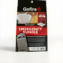 Gofire Emergency Bundle Fire Blanket + Fire Resistant Document Bag