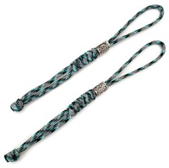 Paracord Lanyard/Keychain 550 (Static) Nordic Runes – 3 Variations (2 Pack)