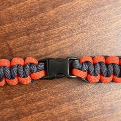 550 Paracord Neck Lanyard Keychain US Coast Guard 22” Whistle Buckle Release