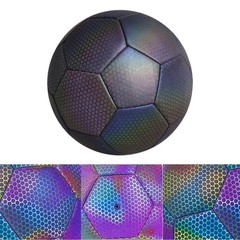 Size 4, 5 Glowing Reflective Football In/Outdoor School Training Soccer Balls