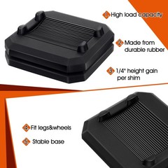ElectricWise 8PCs 1/4» Griddle Leveling Shims Kit Compatible with Blackstone…