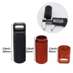 HRX Package Outdoor Waterproof EDC 2 Count (Pack of 1), Black and Orange