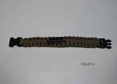 Minimalist Survival MIL-C-5040H 550 Paracord Band stainless blade p51 key buckle