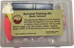 Survival Fishing Kit Basic Emergency Tactical Compact