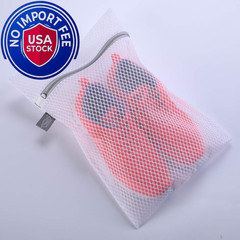 Kimmama Laundry Mesh Wash Bags, Lingerie Bags 1L(16×20″)+1M(12×16″), White