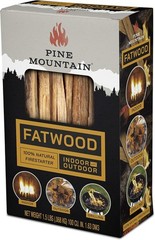 “Pine Mountain Fatwood StarterStikk Natural Firestarting Sticks 1.5lb Campfire