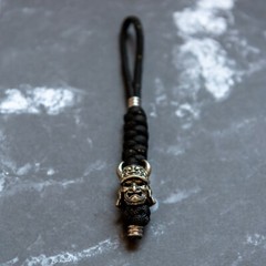 Brass Metal Beads EDC Lanyard Bracelet Paracord Jewelry EDC Outdoor Tool DIY