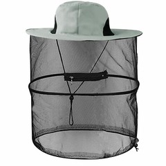 Outdoor Mesh Cap – Sun & Bugs Protection Net Hat for Head & Face, Mosquito Proof