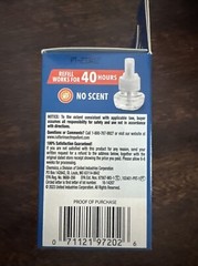 Cutter Mosquito Repellent 40-Hour Refill Use w/ Cutter Eclipse Zone Mosquito