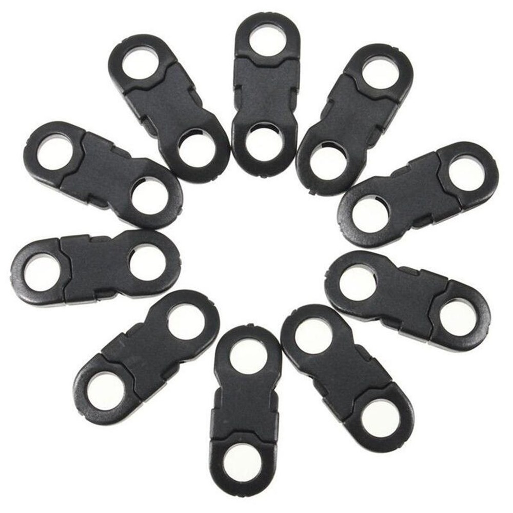 30/50X Buckles Black For Paracord Bracelets Plastic Safety Clasp Side Release
