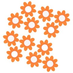 12Pcs Silicone Racquet Shock Absorbers Flower Shape Tennis Racket Dampeners