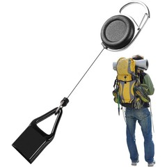 Pants Lighter Clip, Black Retractable Lighter Belt, Anti Lost Retractable Cover,