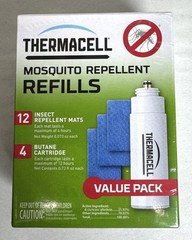 Thermacell Mosquito Repellent Refills Pack 4 Cartridges 12 Mats New Sealed