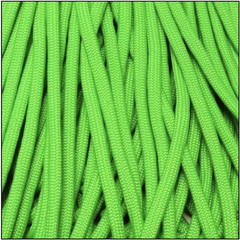 Neon Green Cobra Paracord Bracelet with Metal Buckle