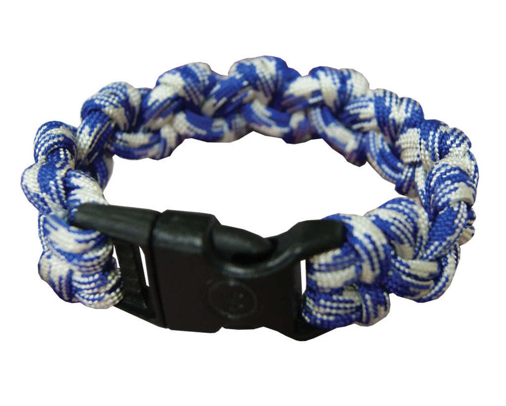Ultimate Survival Para 550 Clasp Paracord Bracelet Blue Camo 20-295-354-N1-M