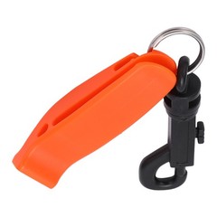 Emergency Whistle Dual Frequency Multifunctional Orange Safety Warning Whistle
