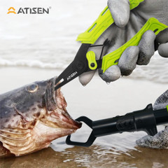 Outdoor equipment, fillet knife, fishing tools, green, essential for beginners
