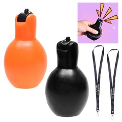Eco-Fused 2X Hand Squeeze Whistles – Includes 2X Lanyards – Indoor, Outdoor, …