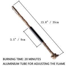 Fire Starter Survival Kit, Larger Ferro Rod with Striker Lanyard 3in Long Fli…