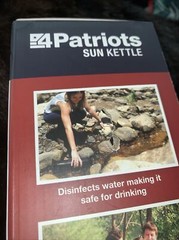 4 Patriots Sun Kettle Solar Water Heater Boil Water with Sun Power Camping NIB