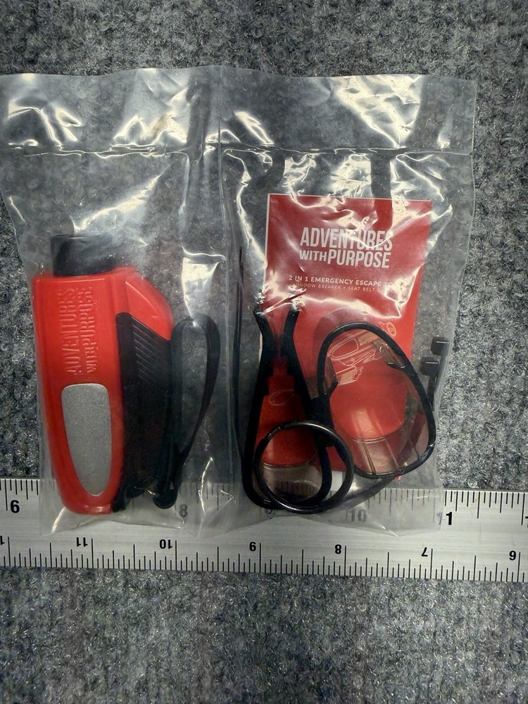 Adventures With Purpose 2-in-1 Escape Tool Window Breaker/Belt Cutter