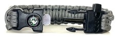 DAVE’S ULTIMATE SURVIVAL PARCORD BRACELET_GRAY