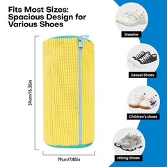 Shoe Washing Machine Bag: Laundry Shoe Bag for Washer and Dryer – 2pc Reusabl…