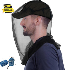 Premium Mosquito Head Net for Insect, 2 Pack, Fly & Bug Protection | Ultra Large