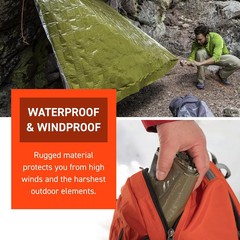 S.O.L. Survive Outdoors Longer 90% Heat Reflective Heavy-Duty Emergency Blanket