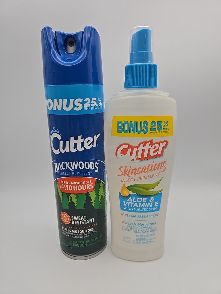 2 Pack Cutter Skinsations And Backwoods Insect Repellent!