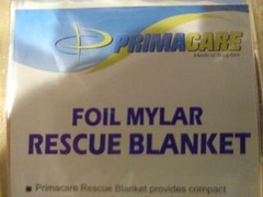 Primacare Emergency Foil Mylar Rescue Blanket 52″ Length x 84″ Width
