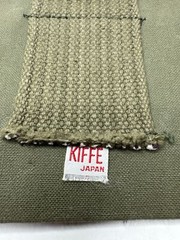 Kiffe Green Canvas First Aid Kit Bag Japan Made Army Military Style