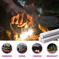 10-Pack 99% Pure Magnesium Fire Starter Rods (3.5×0.63 Inch) Compatible with …